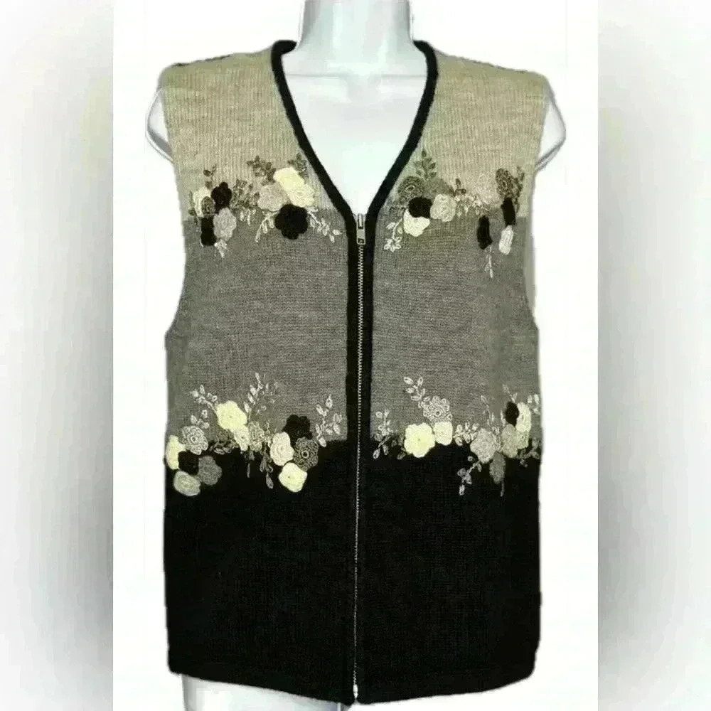 Susan Bristol Vintage Floral Sweater (229)